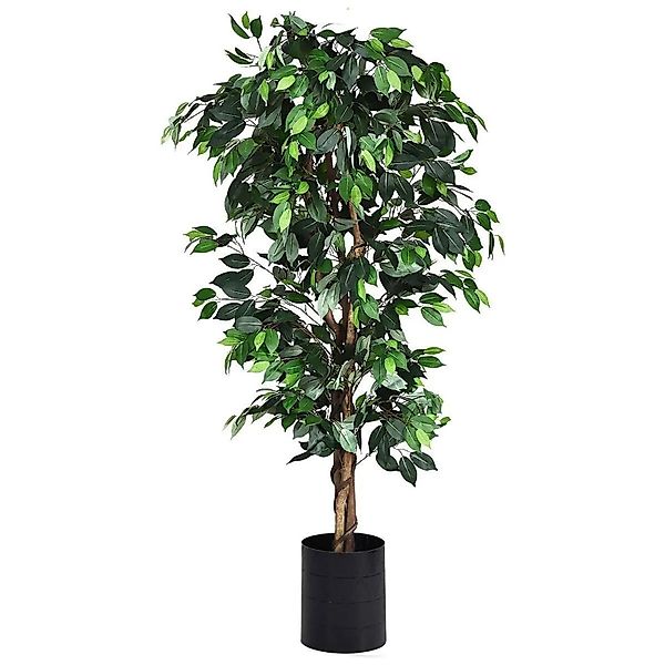 Costway Kunstpflanze für Zuhause Garten Büro 180 cm günstig online kaufen