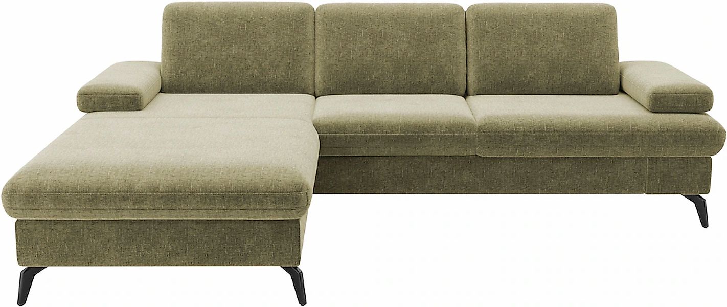 sit&more Ecksofa »Morris Jubi L-Form«, inkl. Armteilfunktion und 1 Zierkiss günstig online kaufen