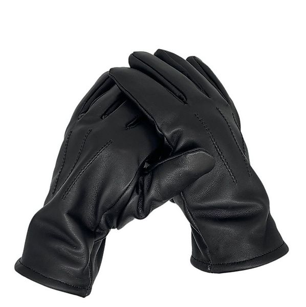 Glow Lederhandschuhe Winter-Lederhandschuhe Herren aus 100% Schafs-Leder günstig online kaufen