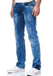 Rusty Neal Straight-Jeans "RUBEN 30" mit angesagten Ziernähten günstig online kaufen