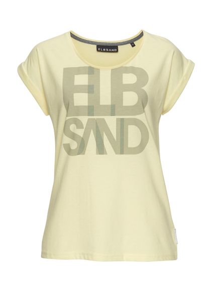 Elbsand T-Shirt Eldis mit Logodruck, Kurzarmshirt günstig online kaufen