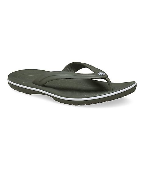 Crocs Zehensandalen Crocband Flip olivegrün - 1 Paar Badeschuh günstig online kaufen