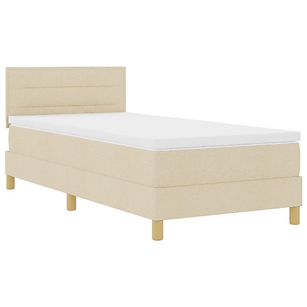 vidaXL Bett LED Boxspringbett mit Matratze günstig online kaufen