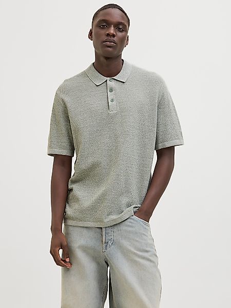Jack & Jones Kurzarmpullover "JJEGEORGE KNIT POLO SS SN", mit Polo Kragen günstig online kaufen