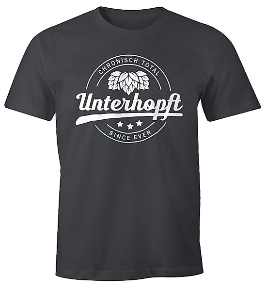 MoonWorks Print-Shirt Chronisch Unterhopft Total Herren günstig online kaufen