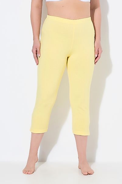 Ulla Popken Funktionshose Caprihose 7/8-Länge Elastikbund günstig online kaufen