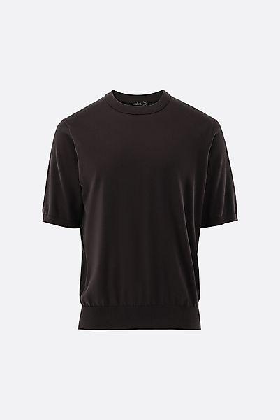 Strick T-Shirt mit Baumwolle und Seide günstig online kaufen