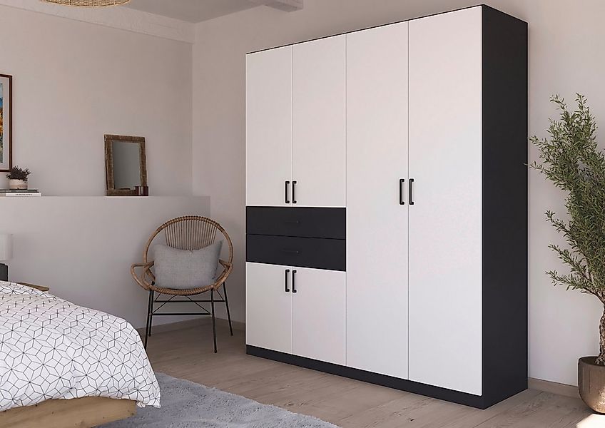 rauch Drehtürenschrank "Kleiderschrank Schrank Garderobe MAIKA mit Dekor-Fr günstig online kaufen