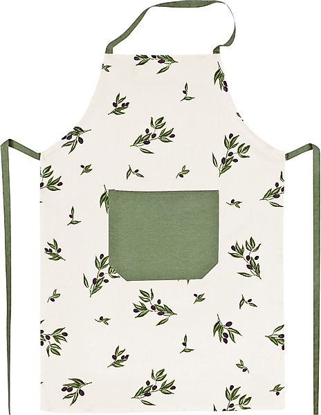 Kracht Kochschürze Schürze "Olivenzweige", (1-tlg), Baumwolle günstig online kaufen