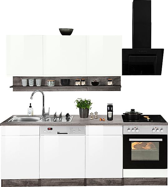 KOCHSTATION Küchenzeile KS-Virginia, Breite 220 cm, günstig online kaufen