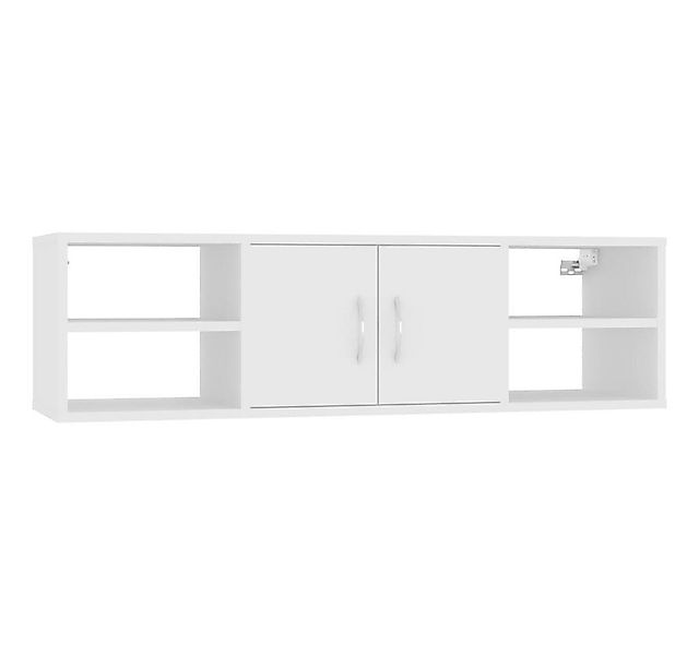 furnicato Wandregal Weiß 102x30x29 cm Holzwerkstoff, 1-tlg. günstig online kaufen