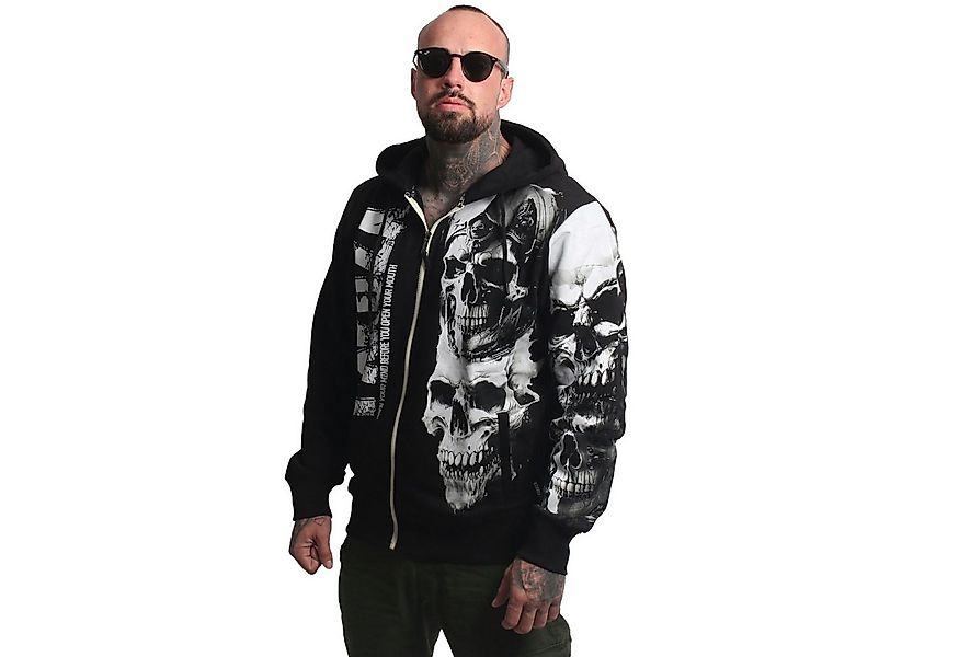 YAKUZA Kapuzensweatjacke Mouth mit Double Layer günstig online kaufen