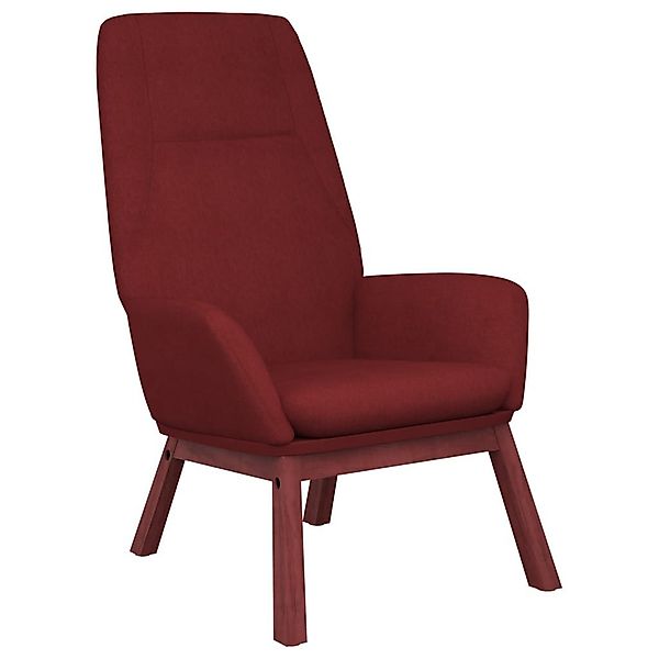 vidaXL Sessel Relaxsessel Weinrot Stoff (1-St) günstig online kaufen