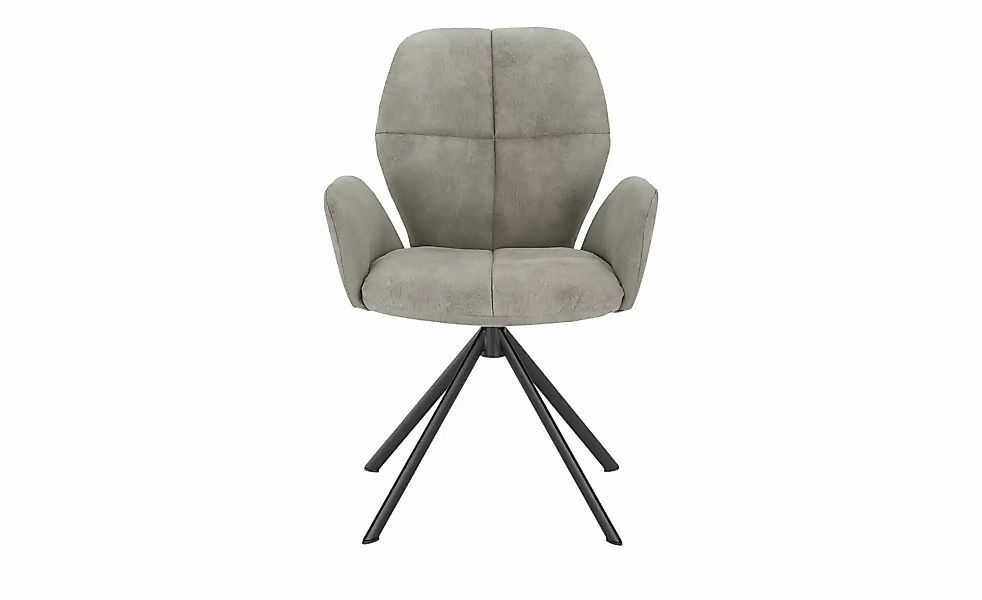 Wohnwert Polsterstuhl  Luisa ¦ grau ¦ Maße (cm): B: 62 H: 90 T: 60.0 Stühle günstig online kaufen