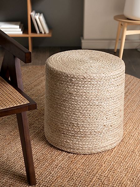 HANSE Home Pouf "Jutta, Jute" 1 Stk. tlg. Jute, Natur, Wohnzimmer, Esszimme günstig online kaufen