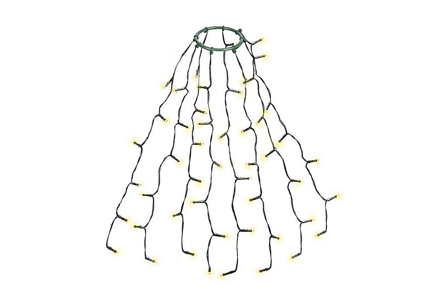 Salcar LED-Lichterkette LED Lichterkette Weihnachtsbaum mit Ring weihnachts günstig online kaufen