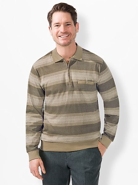 Marco Donati Poloshirt "Langarm-Shirt" 1 Stk. tlg. günstig online kaufen