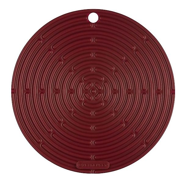 Le Creuset Topflappen Rund Silikon Garnet (Rhone) Bordeaux-Rot günstig online kaufen