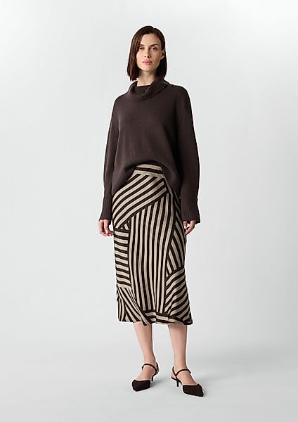 comma Midirock Rock Satin-Rock in Midilänge günstig online kaufen