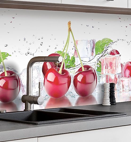 MyMaxxi Küchenrückwand Küchenrückwand selbstklebend Cherry Spritzschutz günstig online kaufen