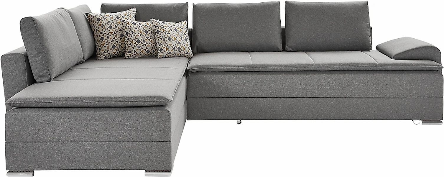 INOSIGN Ecksofa "Boxspringbett Night & Day L-Form mit Dauer-Schlaffunktion günstig online kaufen