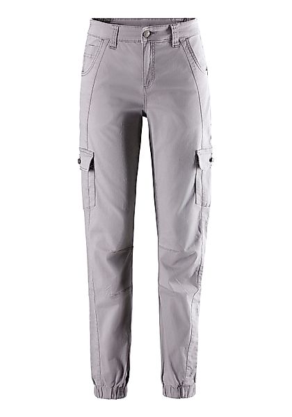 LASCANA ACTIVE Trekkinghose "Cargo Jeans Optik", Baumwollmix mit Cargo Tasc günstig online kaufen