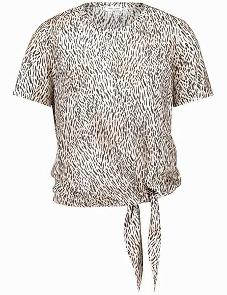 GERRY WEBER Kurzarmshirt Blusenshirt mit Knotendetail günstig online kaufen