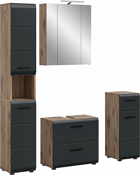 INOSIGN Badezimmer-Set, (Set, 5 St.), Florenz, Badkombination 5-tlg.,Nox Oa günstig online kaufen