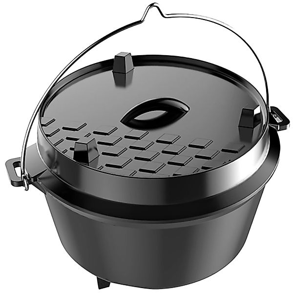 Tepro Grilltopf "Dutch Oven M" Gusseisen 8 Liter günstig online kaufen