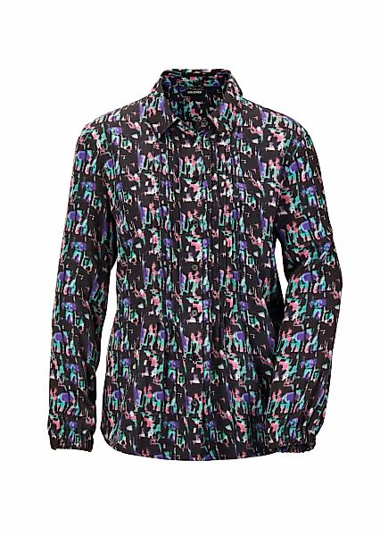 GOLDNER Hemdbluse "Kurzgröße Druckbluse" günstig online kaufen