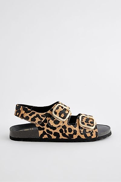 Next Ledersandalen mit Fersenriemen und Fußbett günstig online kaufen