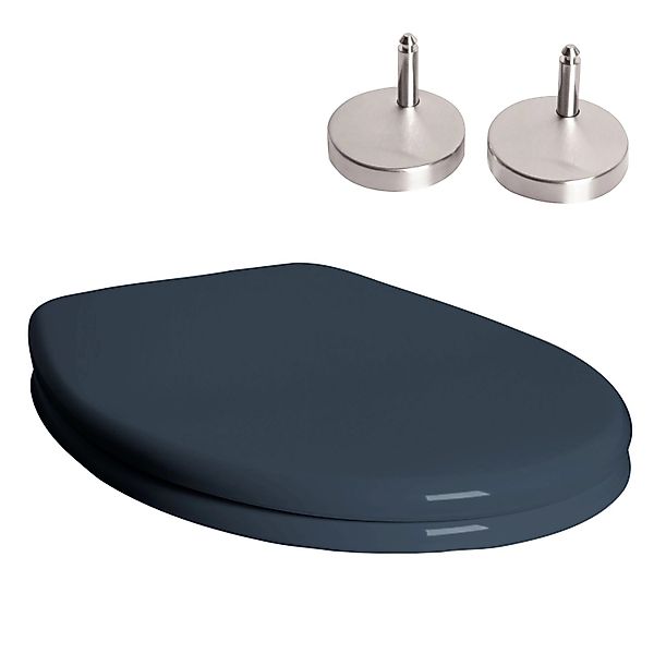 Jet-Line WC-Deckel in Anthrazit aus Thermoplast mit Absenkautomatik günstig online kaufen