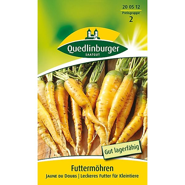 Quedlinburger Futter- Möhren ''Jaune du Doubs'' Kleinpackung günstig online kaufen
