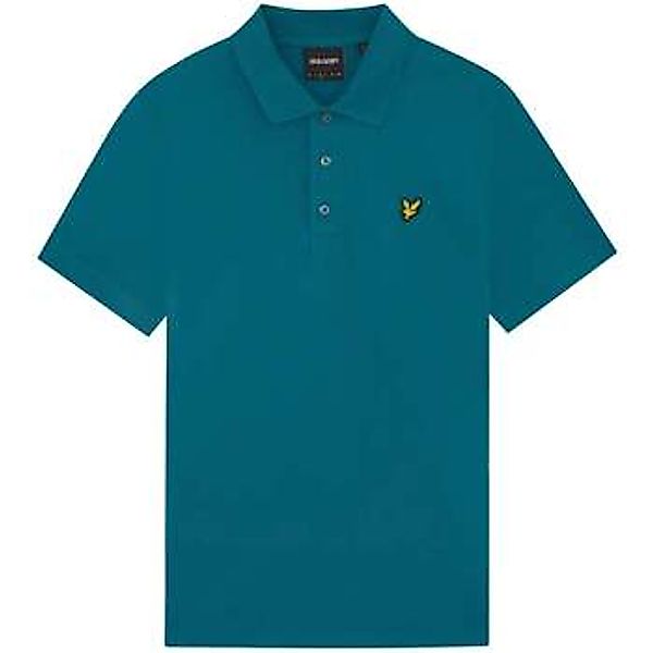 Lyle & Scott  T-Shirts & Poloshirts Plain Polo Shirt Lagoon günstig online kaufen