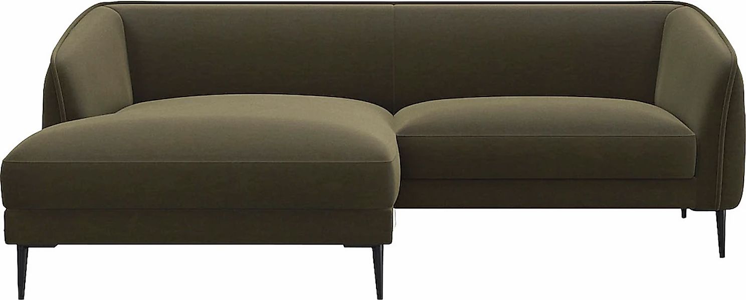 FLEXLUX Ecksofa "Belle Designsofa, bequem durch Kaltschaum im Sitz, OTTOs C günstig online kaufen