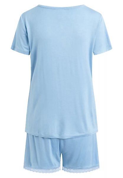 Pyjama Set, Shorty Und Kurzärmeliges T-shirt "Kirsten" Allure Blue günstig online kaufen