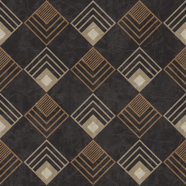 PROFHOME 376822-GU Exklusive Luxus Tapete Abstrakt Anthrazit Creme Beige 0, günstig online kaufen