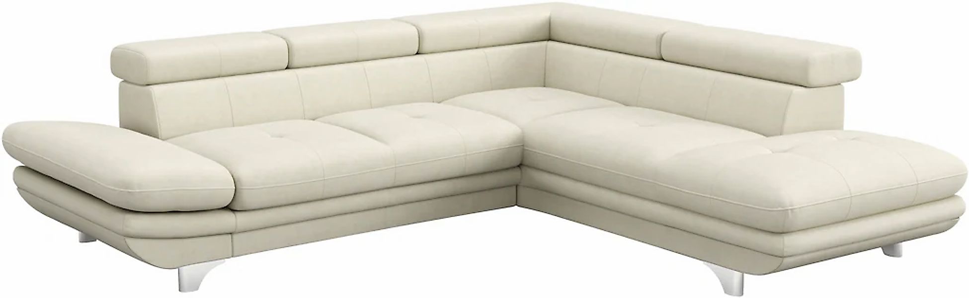 COTTA Ecksofa "Enterprise L-Form", mit Arm- & Kopfteilverstellung, wahlweis günstig online kaufen