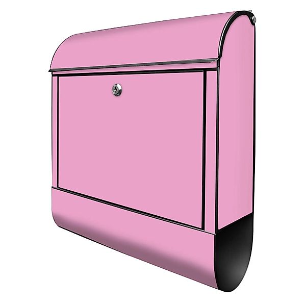 Banjado Design Briefkasten Schwarz Pulverbeschichtet 39x47x14cm 2 Schlüssel günstig online kaufen