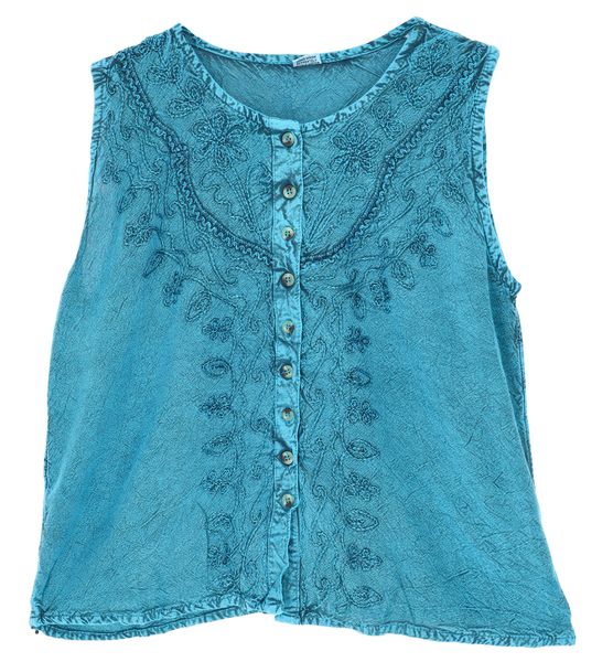 Guru-Shop T-Shirt Besticktes indisches Hippie Top, günstig online kaufen