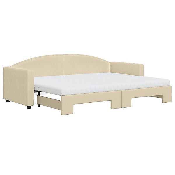 vidaXL Bett Tagesbett Ausziehbar mit Matratzen günstig online kaufen