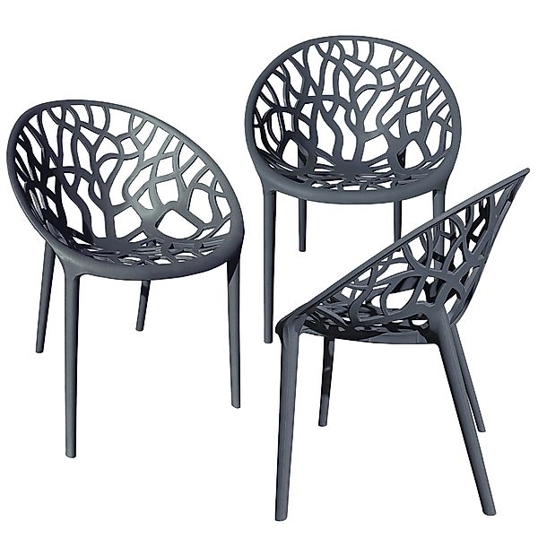 TRISENS Gartenstuhl Delia (Stück, 3 St) günstig online kaufen