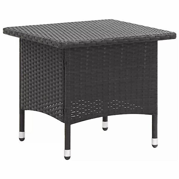 vidaXL Gartentisch Beistelltisch Schwarz 50x50x47 cm günstig online kaufen