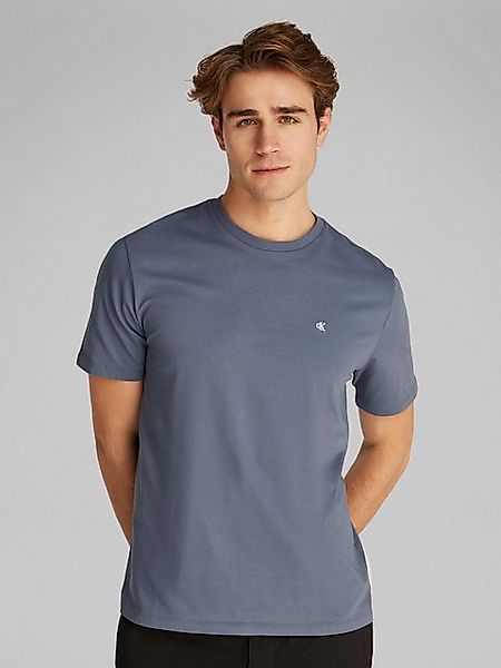 Calvin Klein Jeans T-Shirt SS SMOOTH CTTN SOLID CREWNK TEE mit Logo günstig online kaufen