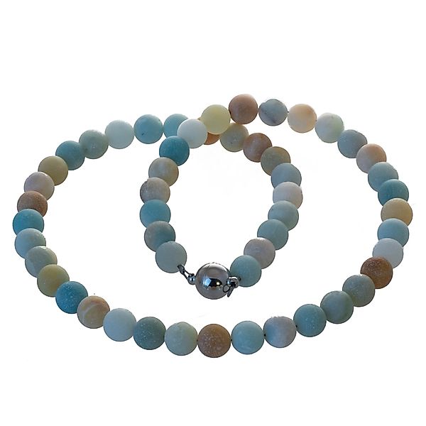 Perlenkette Kette mit Amazonit matt 8 günstig online kaufen
