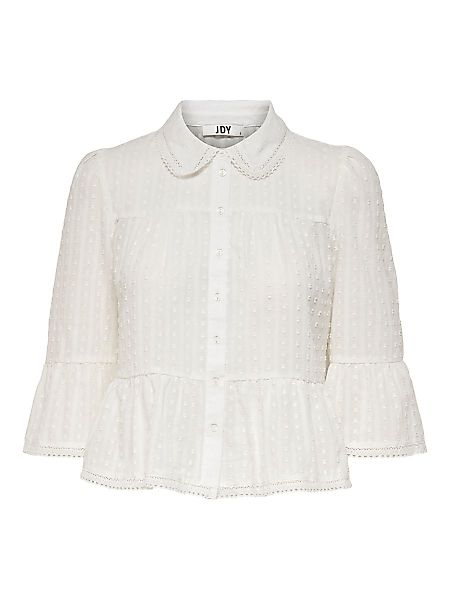 ONLY Kurze 3/4-arm Hemd Damen White günstig online kaufen