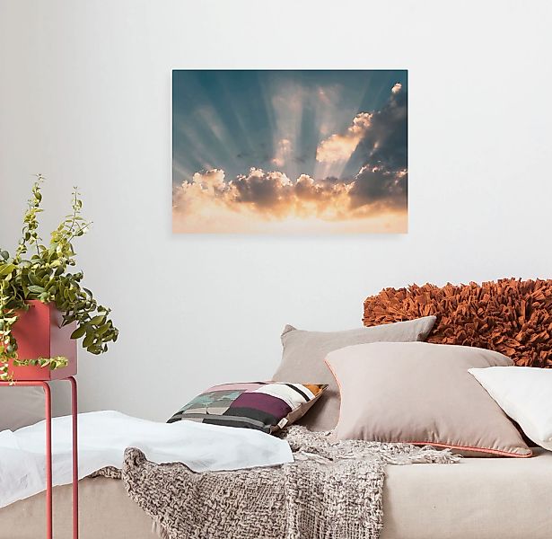 Komar Leinwandbild "Enlightenment - Größe 60 x 40 cm" Baum  Berge  Blumen & günstig online kaufen