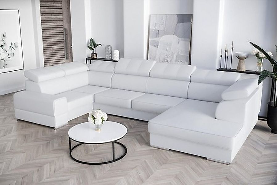 JVmoebel Ecksofa Beige U-Form Wohnlandschaft Ecksofa modernes Design Neu, M günstig online kaufen