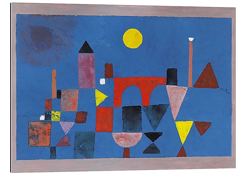 Posterlounge Poster Paul Klee, Rote Brücke, günstig online kaufen