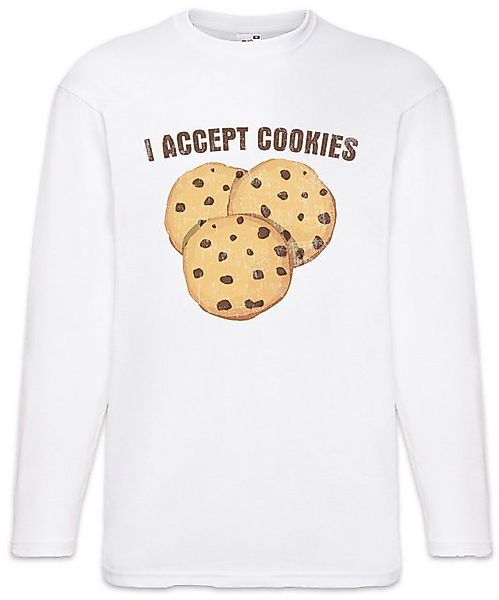 Urban Backwoods Langarmshirt I Accept Cookies Langarm T-Shirt Fun Binary Co günstig online kaufen